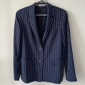 Navy Pinstripe Babton Blazer